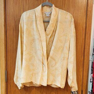 PAUL STANLEY COLLECTION 100% Silk Blouse Top